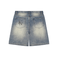 Distressed Denim Short.
